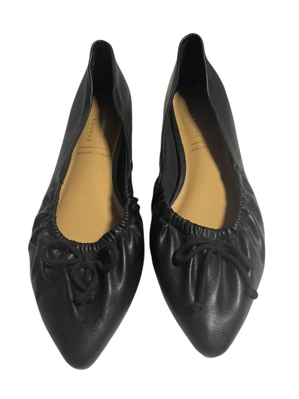 LC Lauren Conrad Norita Gathered Topline Ballet Flats Womens 9.5 M